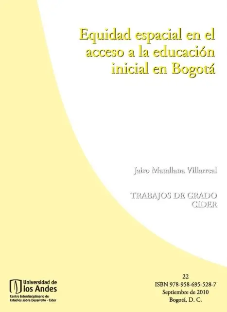 Jairo Matallana Villarreal - Equidad espacial en el acceso a la educación inicial en Bogotá, E-bok. Tillgänglighet: Lägg i varukorg