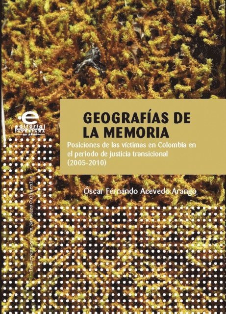 Oscar Fernando Acevedo Arango - Geografías de la memoria, E-bok