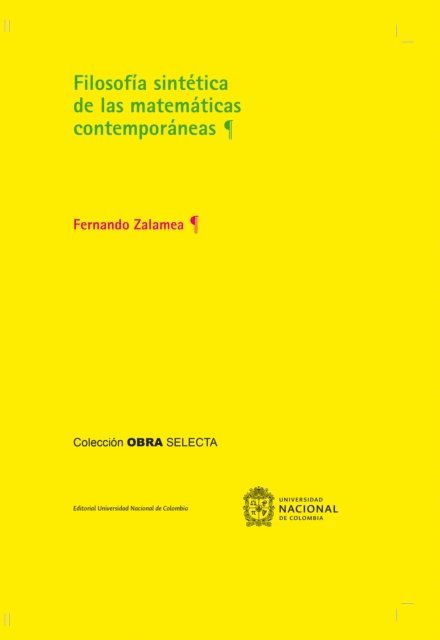 Fernando Zalamea - Filosofía sintética de las matemáticas contemporáneas, E-bok