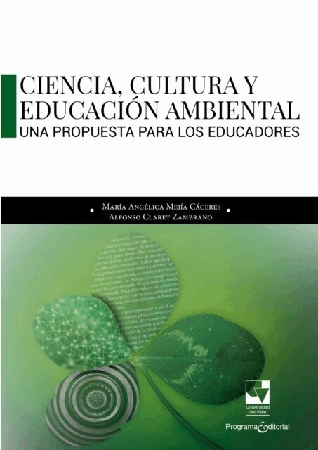 Alfonso Claret Zambrano, Maria Angelica Mejia Caceres - Ciencia, cultura y educación ambiental, E-bok
