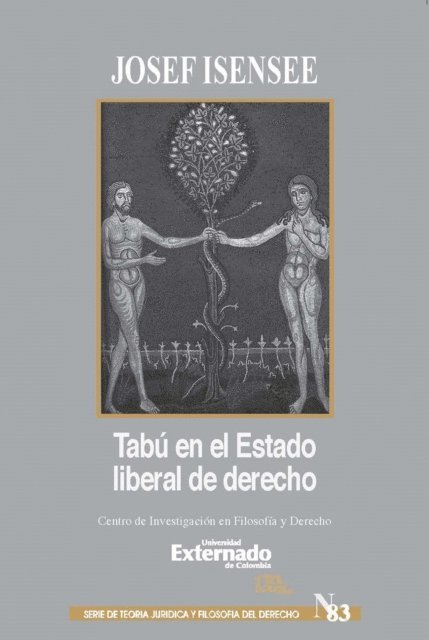 Josef Isensee - Tabú en el Estado liberal de derecho, E-bok