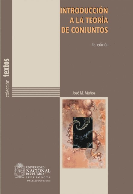 Jose Munoz - Introducción a la teoría de conjuntos, E-bok