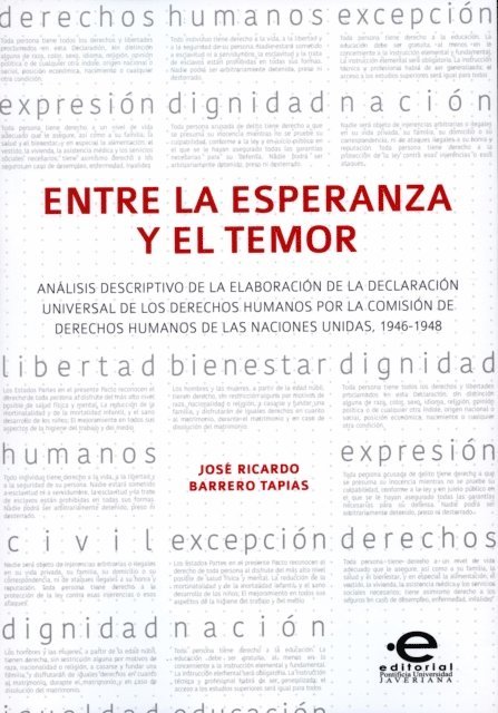 Jose Ricardo Barrero Tapias - Entre la esperanza y el temor, E-bok