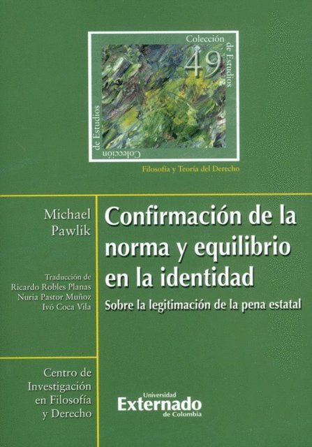 Michael Pawlik - Confirmación de la norma y equilibrio en la identidad, E-bok