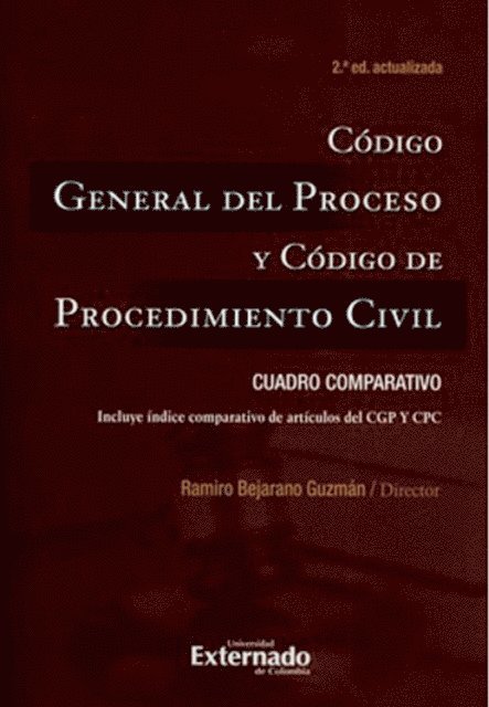 Ramiro Bejarano Guzman - Código General del Proceso y Código de Procedimiento Civil: Cuadro comparativo, E-bok