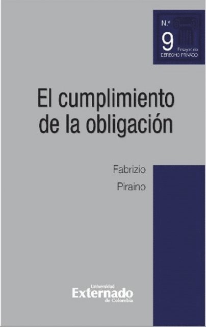 Fabrizio Piraino - El cumplimiento de la obligación, E-bok. Tillgänglighet: Lägg i varukorg