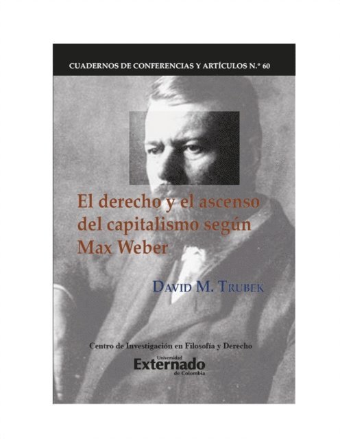 David M Trubek - El derecho y el ascenso. Cuadernos de según Max Weber. Cuadernos de Conferencias y Artículos N. 60, E-bok