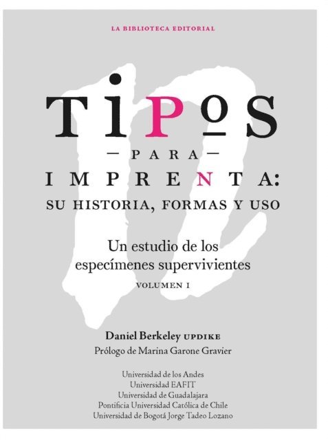 Daniel Berkeley Updike - Tipos para imprenta, E-bok