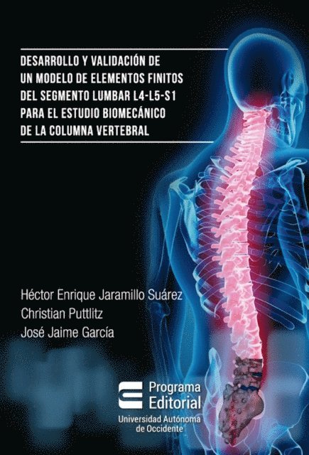 Jose Jaime Garcia, Cristhian Pluttlitz, Hector Enrique Jaramillo Suarez - Desarrollo y validacion de un modelo de elementos finitos del segmento lumbar L4-L5-S1 para estudio biomecanico de la columna vertebral, E-bok