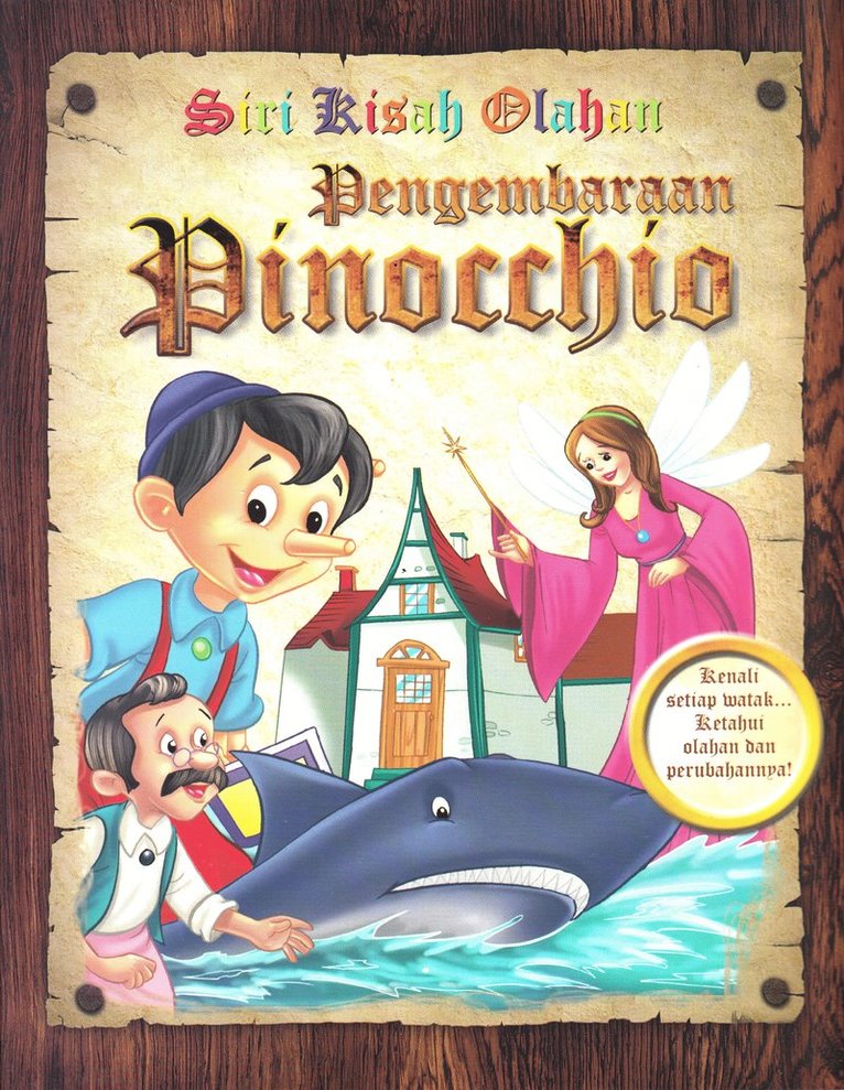 Carlo Collodi - Pinocchios äventyr (Malajiska), Häftad