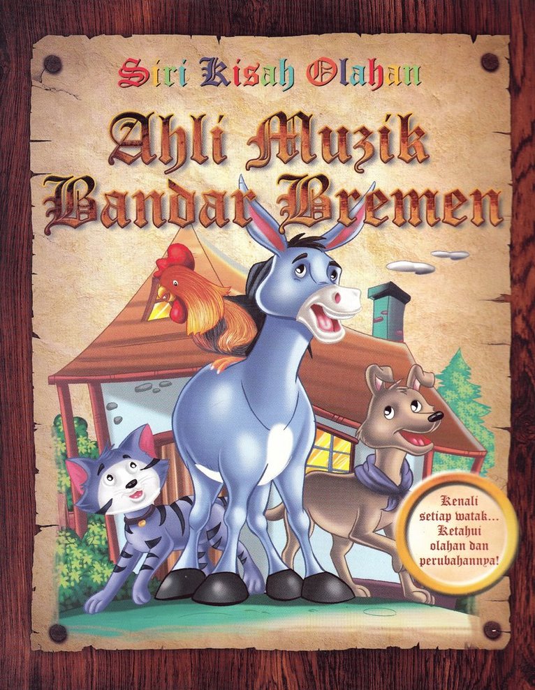 Ahli Muzik Bandar Bremen - Stadsmusikanterna från Bremen (Malajiska), Häftad