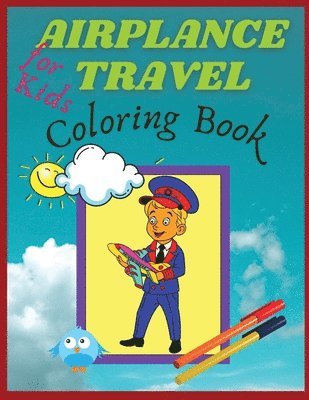 Simona - Airplane travel coloring book for kids, Häftad