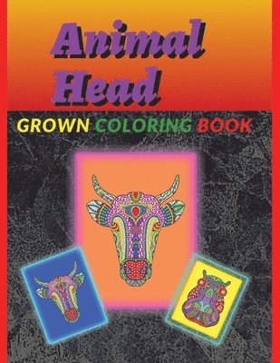Simona - Animal Head Coloring Book for Grawn, Häftad