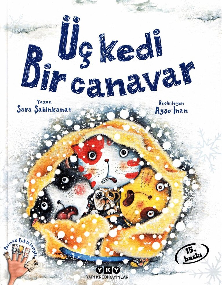 Sara Şahinkanat - Tre katter och ett monster (Turkiska), Inbunden