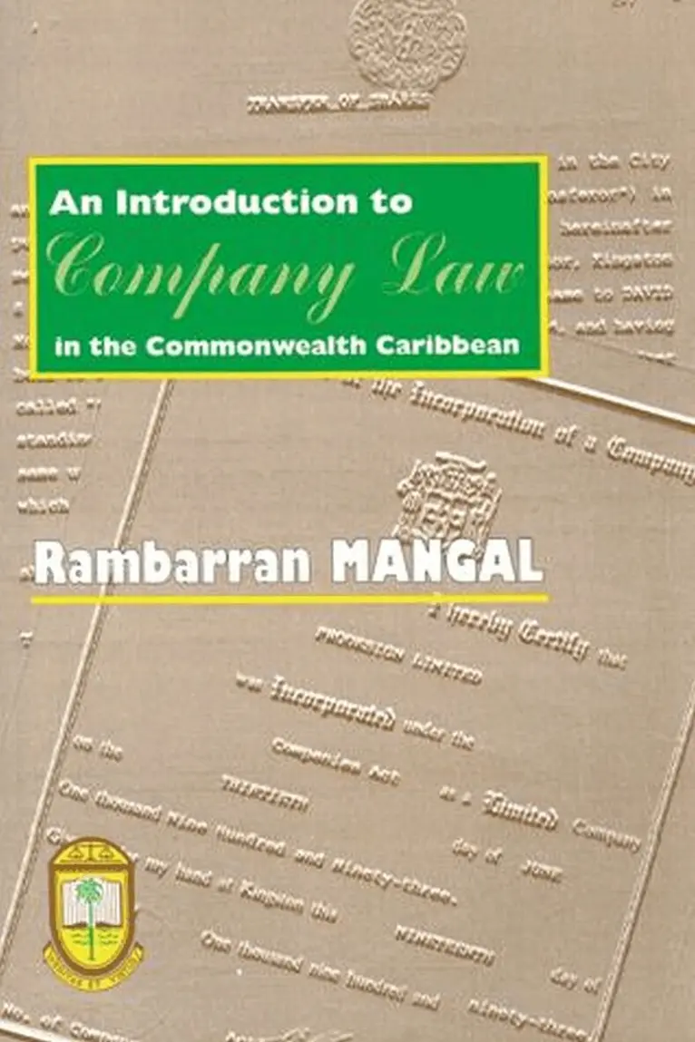 Rambarran Mangal - Introduction to Company Law in the Commonwealth Caribbean, Häftad. Tillgänglighet: Lägg i varukorg