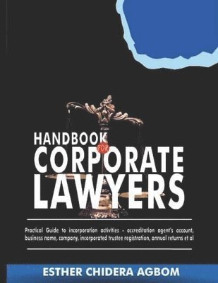Esther Chidera Agbom - Handbook for Corporate Lawyers, Häftad