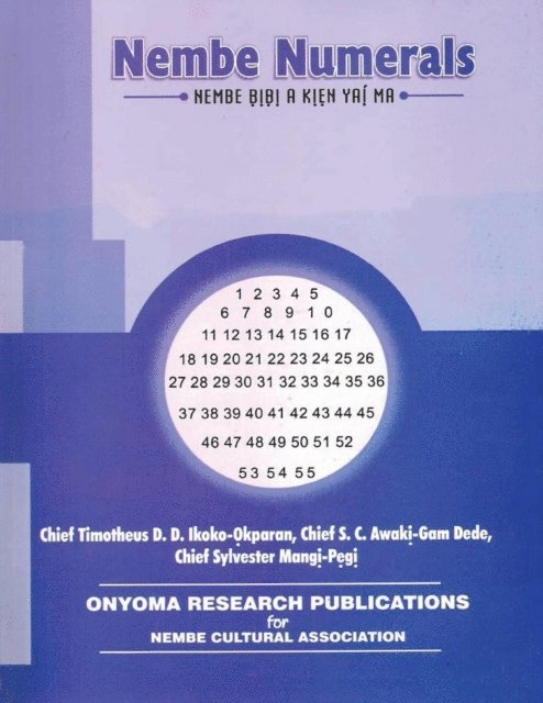 Awakj-Gam Dede, Timothus Ikoko-Okparan - Nembe Numerals, E-bok