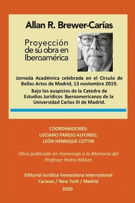 Luciano Parejo Alfonso, León Henrique Cottin - ALLAN R. BREWER-CARÍAS. Proyección de su Obra en Iberoamérica, Häftad. Tillgänglighet: Lägg i varukorg