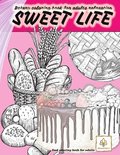 SWEET LIFE BAKERY coloring book for adults relaxation food coloring book for adults