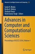Advances in Computer and Computational Sciences