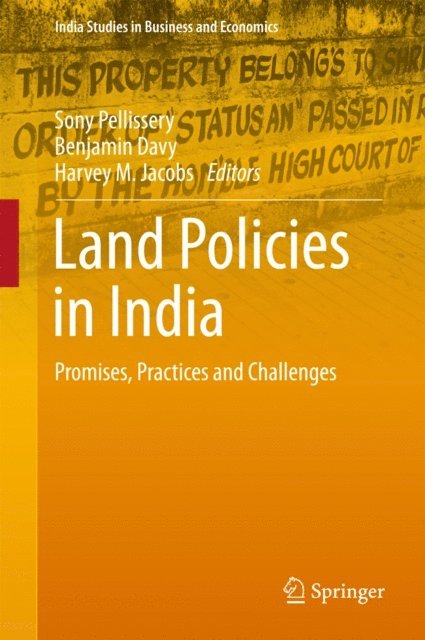 Harvey M. Jacobs, Benjamin Davy, Sony Pellissery - Land Policies in India, E-bok