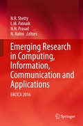Emerging Research in Computing, Information, Communication and Applications