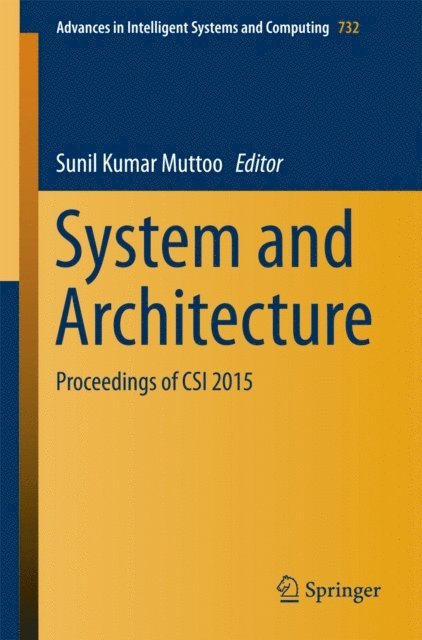 Sunil Kumar Muttoo - System and Architecture, E-bok. Tillgänglighet: Lägg i varukorg