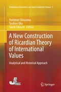 New Construction of Ricardian Theory of International Values