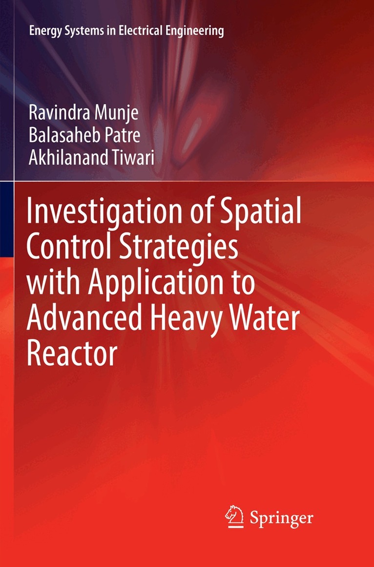 Ravindra Munje, Balasaheb Patre, Akhilanand Tiwari - Investigation of Spatial Control Strategies with Application to Advanced Heavy Water Reactor, Häftad