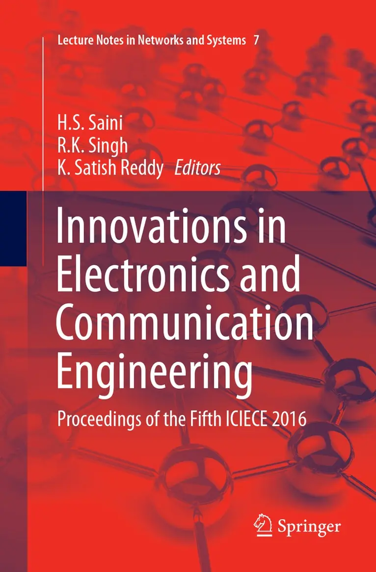 H. S. Saini, R. K. Singh, K. Satish Reddy - Innovations in Electronics and Communication Engineering, Häftad. Tillgänglighet: Lägg i varukorg