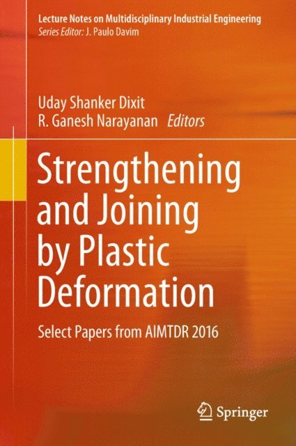 R. Ganesh Narayanan, Uday Shanker Dixit - Strengthening and Joining by Plastic Deformation, E-bok