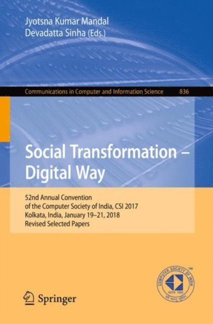 Devadatta Sinha, Jyotsna Kumar Mandal - Social Transformation - Digital Way, E-bok