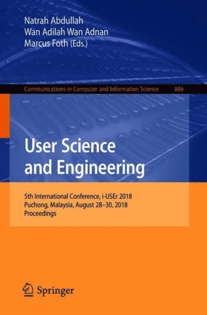 Marcus Foth, Wan Adilah Wan Adnan, Natrah Abdullah - User Science and Engineering, E-bok