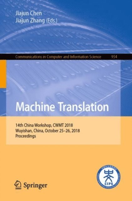 Jiajun Zhang, Jiajun Chen - Machine Translation, E-bok