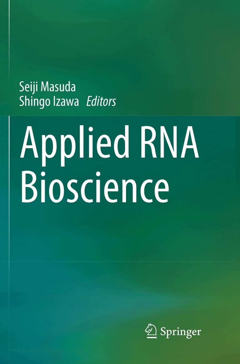 Seiji Masuda, Shingo Izawa - Applied RNA Bioscience, Häftad
