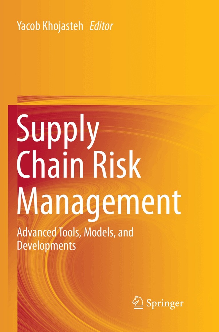 Yacob Khojasteh - Supply Chain Risk Management, Häftad