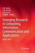 Emerging Research in Computing, Information, Communication and Applications