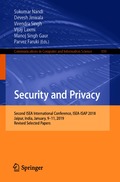 Security and Privacy