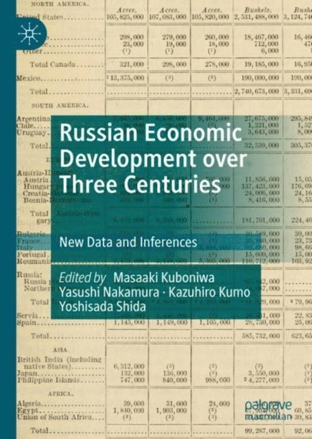 Yoshisada Shida, Kazuhiro Kumo, Yasushi Nakamura, Masaaki Kuboniwa - Russian Economic Development over Three Centuries, E-bok