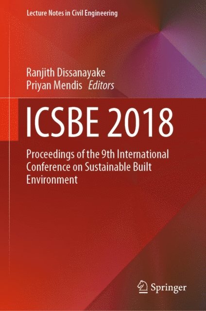 Priyan Mendis, Ranjith Dissanayake - ICSBE 2018, E-bok
