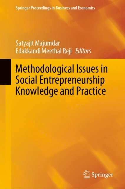 Edakkandi Meethal Reji, Satyajit Majumdar - Methodological Issues in Social Entrepreneurship Knowledge and Practice, E-bok