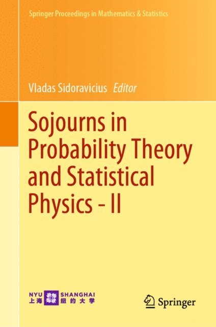 Vladas Sidoravicius - Sojourns in Probability Theory and Statistical Physics - II, E-bok