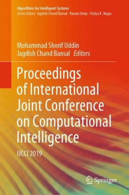 Jagdish Chand Bansal, Mohammad Shorif Uddin - Proceedings of International Joint Conference on Computational Intelligence, E-bok