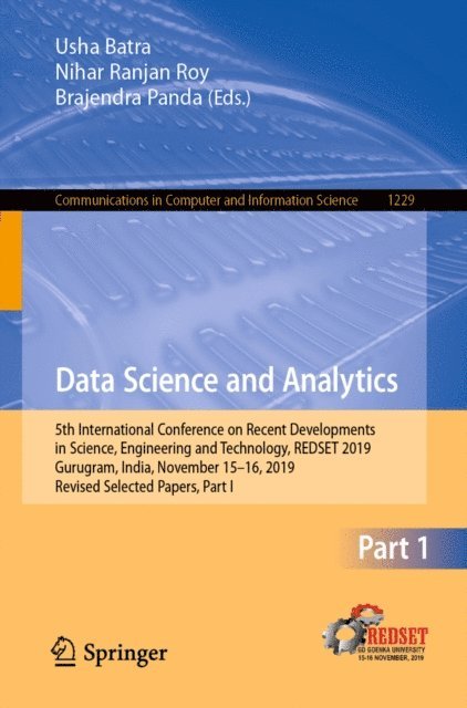 Brajendra Panda, Nihar Ranjan Roy, Usha Batra - Data Science and Analytics, E-bok