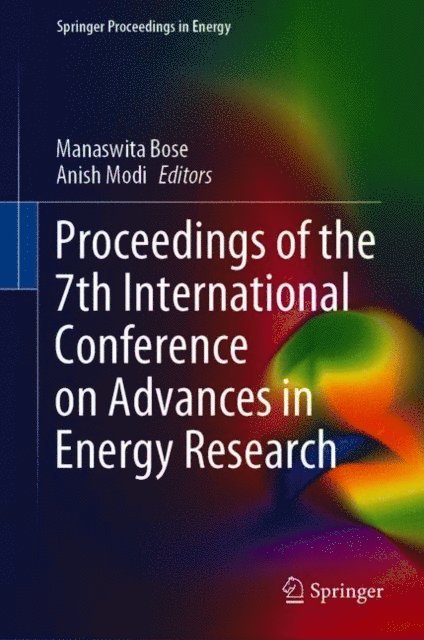 Anish Modi, Manaswita Bose - Proceedings of the 7th International Conference on Advances in Energy Research, E-bok. Tillgänglighet: Lägg i varukorg