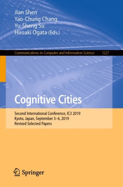 Hiroaki Ogata, Yu-Sheng Su, Yao-Chung Chang, Jian Shen - Cognitive Cities, E-bok