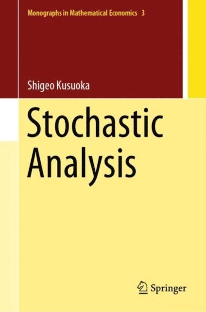 Shigeo Kusuoka - Stochastic Analysis, E-bok