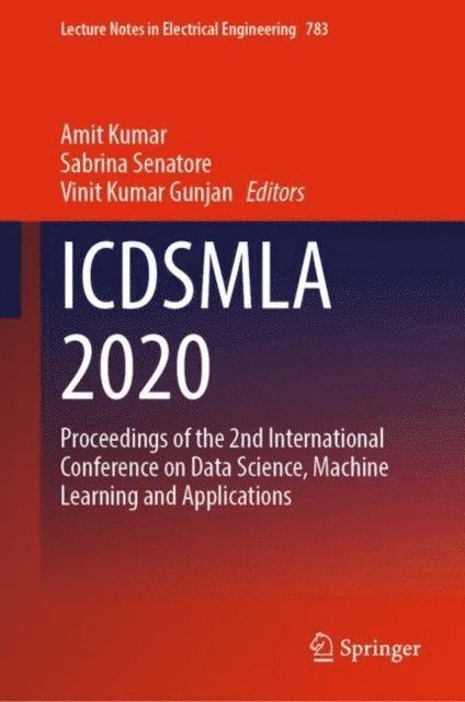 Vinit Kumar Gunjan, Sabrina Senatore, Amit Kumar - ICDSMLA 2020, E-bok
