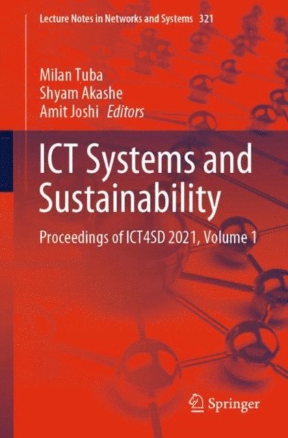 Amit Joshi, Shyam Akashe, Milan Tuba - ICT Systems and Sustainability, E-bok
