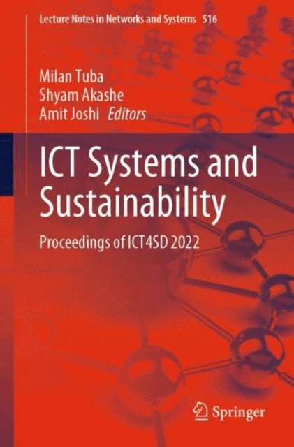 Amit Joshi, Shyam Akashe, Milan Tuba - ICT Systems and Sustainability, E-bok